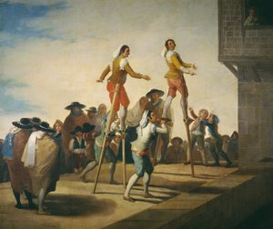 Los zancos de Francisco de Goya